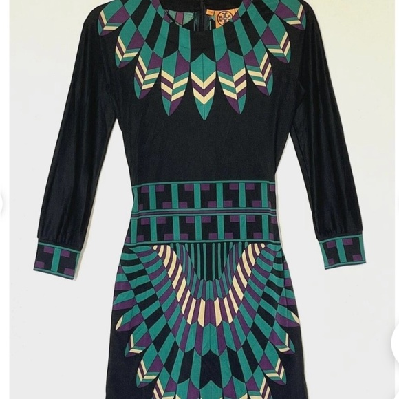 Tory Burch! Stunning fall dress size M, 100% Silk. - Picture 2 of 8